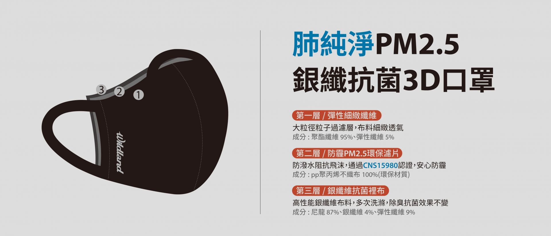 銀纖抗菌3d口罩 肺純淨pm2 5 Wildland荒野國際 最新消息 Wildland 荒野國際有限公司 銀纖抗菌3d口罩 肺純淨pm2 5 Wildland荒野國際 最新消息 Wildland 荒野國際有限公司