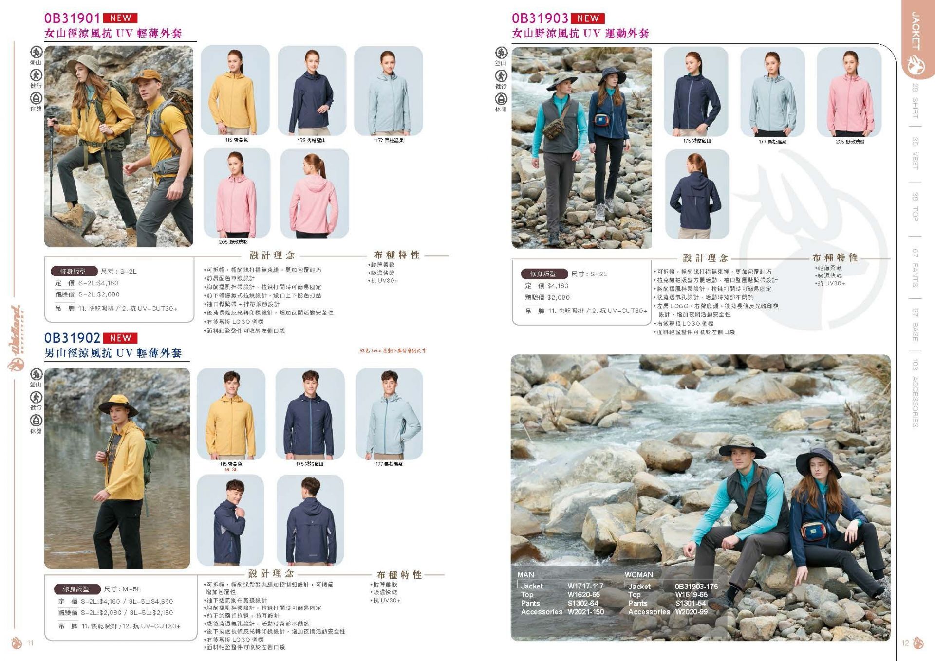 荒野20205SS新品目錄