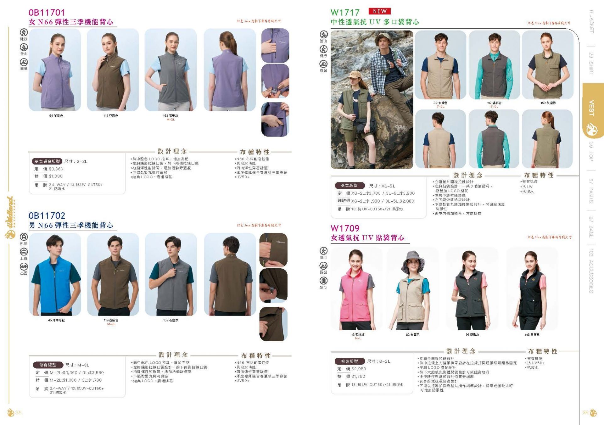 荒野20205SS新品目錄