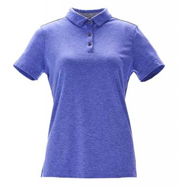 女彈性本布領POLO上衣