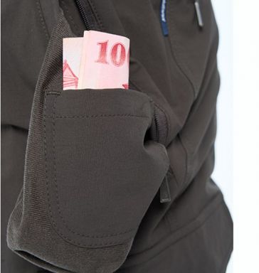 男彈性貼袋保暖耐磨機能褲