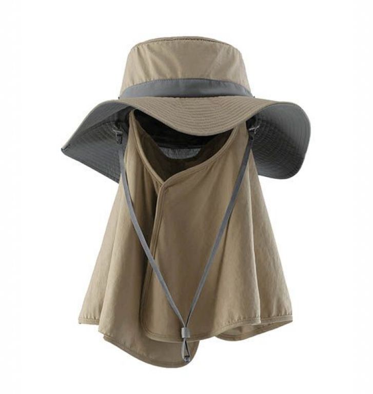 中性抗UV調節式遮陽帽
